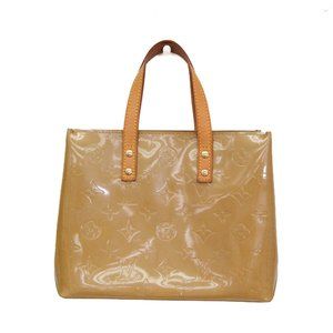 Louis Vuitton Monogram Vernis Reade PM M91334 Women's Handbag Noisette